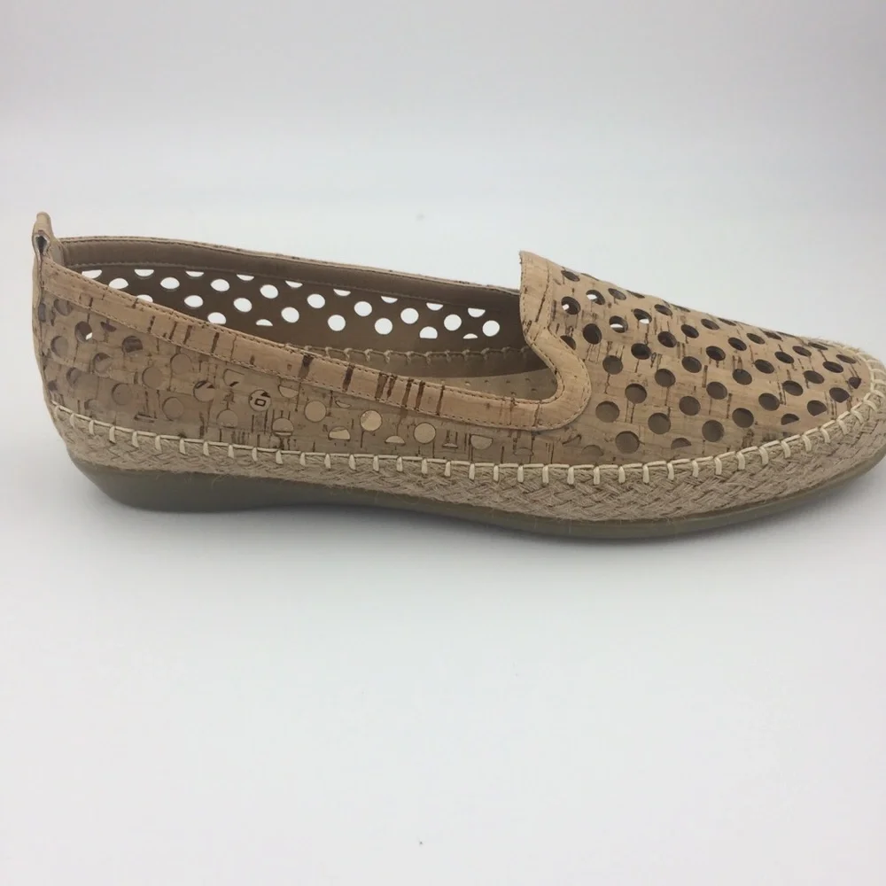 NWT Vaneli Sport Cork Espadrille Slip Ons